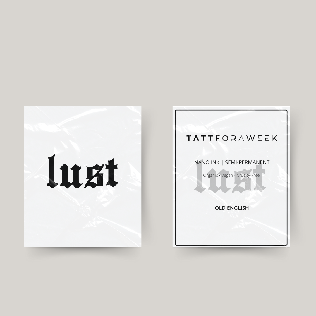 Tijdelijke tattoo lust