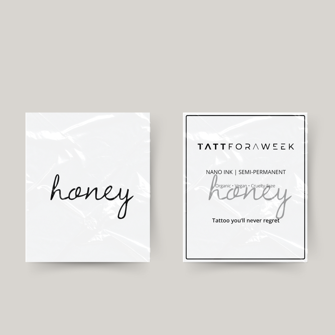 Midlertidig tatovering honning