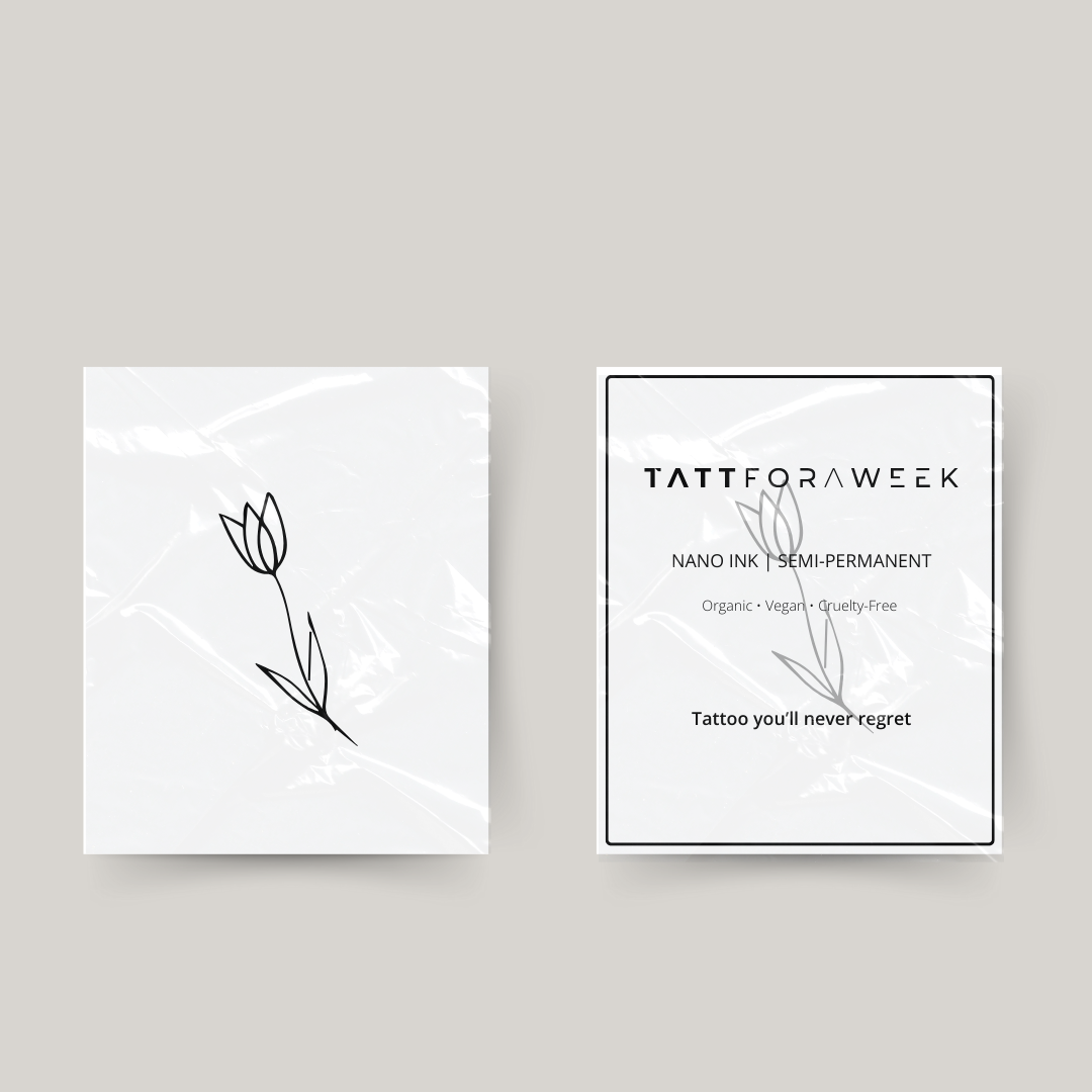 Midlertidig tatovering tulipan