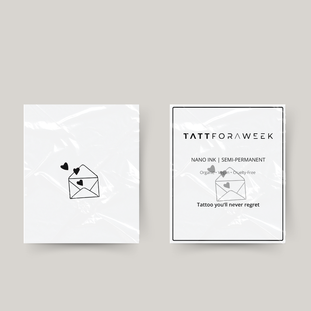 Midlertidig tatovering kærlighed besked