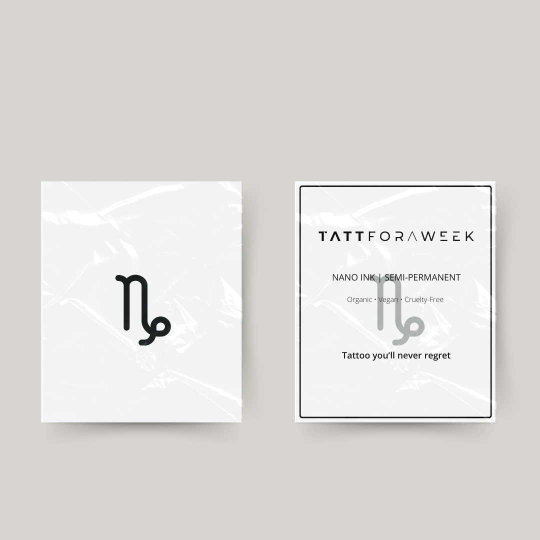 Midlertidig tatovering stjernetegn Stenbukken