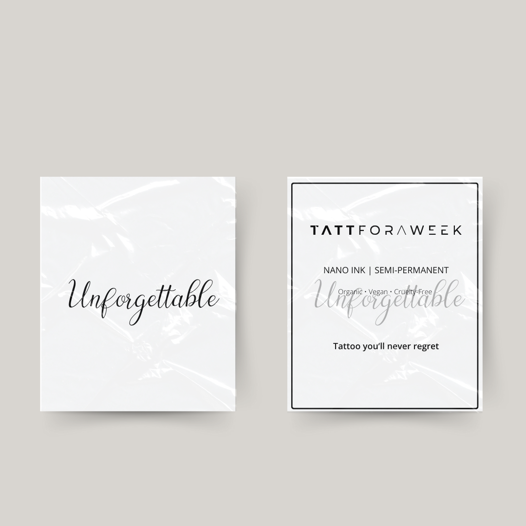 Midlertidig tatovering uforglemmelig