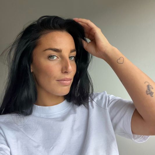 Midlertidig tatoveringshjerte