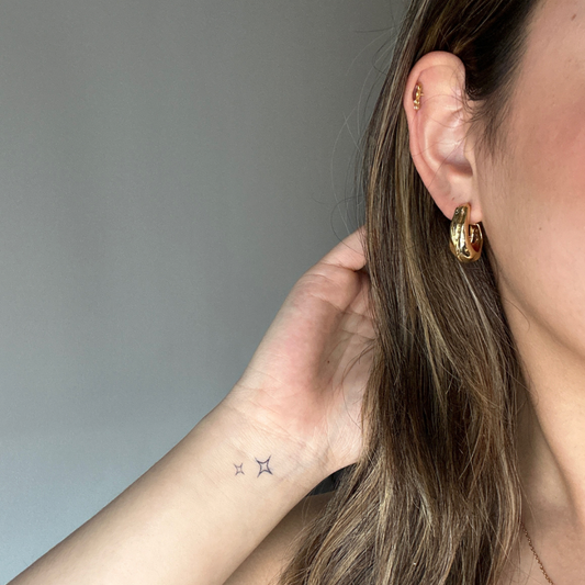 Midlertidig tatovering gnistre