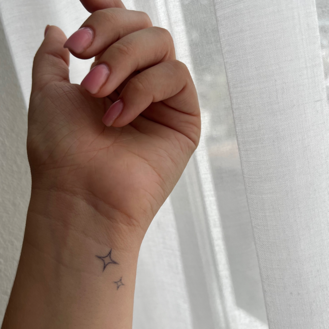 Midlertidig tatovering gnistre