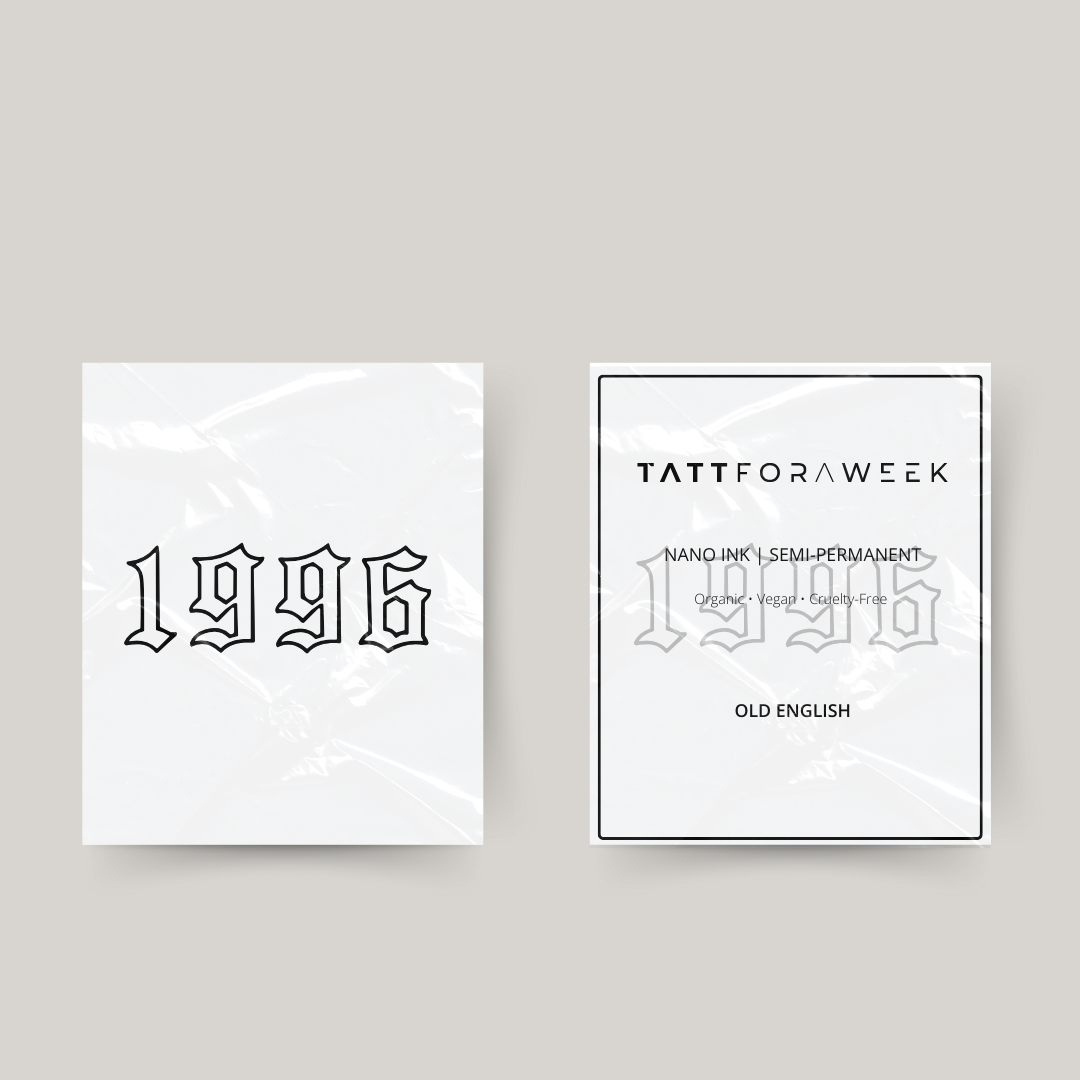 Tijdelijke tattoo 1996