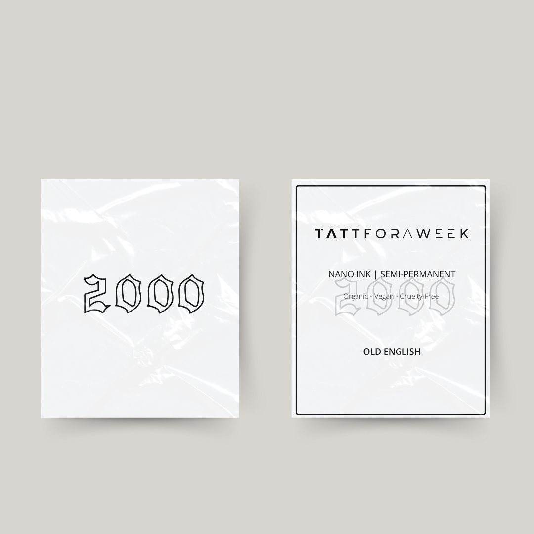 Tijdelijke tattoo 2000