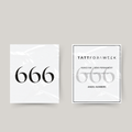 Midlertidig tatovering engletal 666