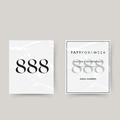 Midlertidig tatovering engletal 888