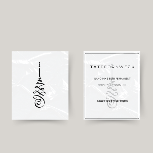 Midlertidig tatovering buddhisme symbol