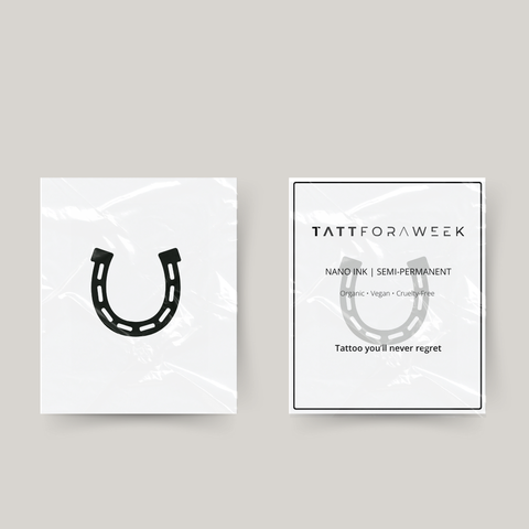 Midlertidig tatovering hestesko