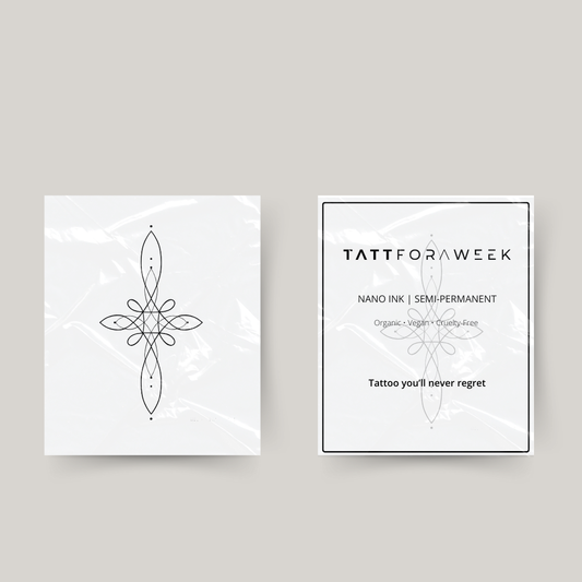 Tijdelijke tattoo keltische kruising