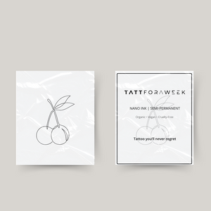 Midlertidig tatovering kirsebær