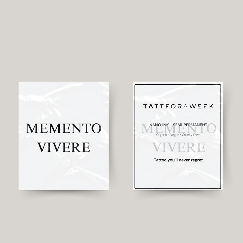 Midlertidig tatovering momento vivere