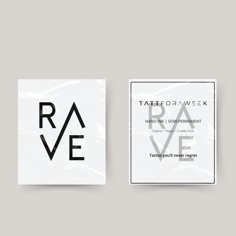 Midlertidig rave-tatovering