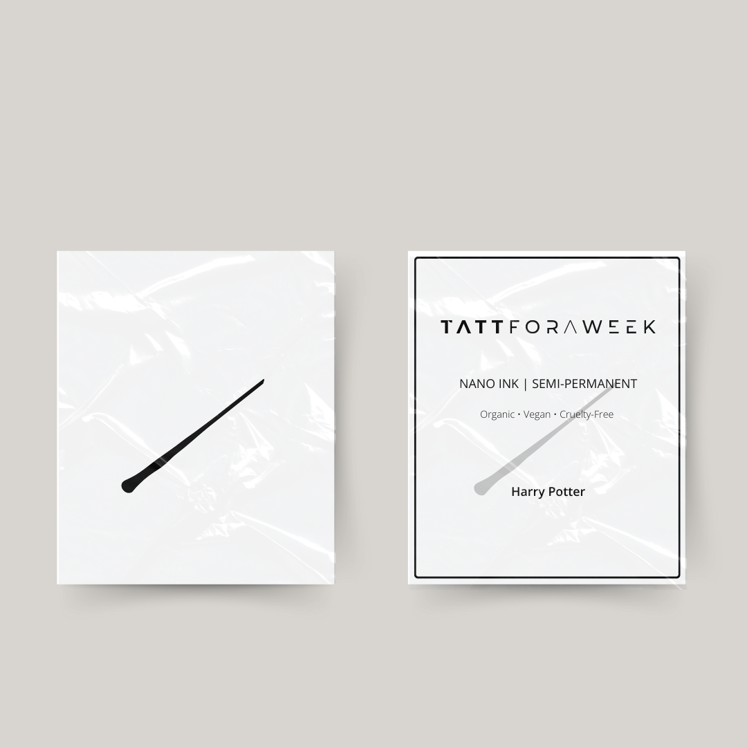Midlertidig tatovering tryllestav Harry Potter