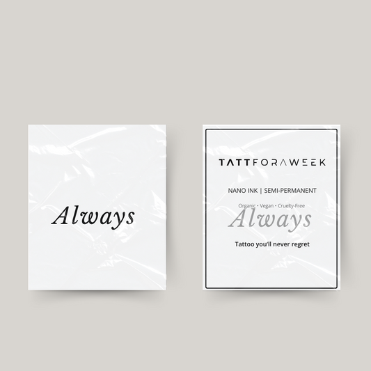 Midlertidig tatovering altid