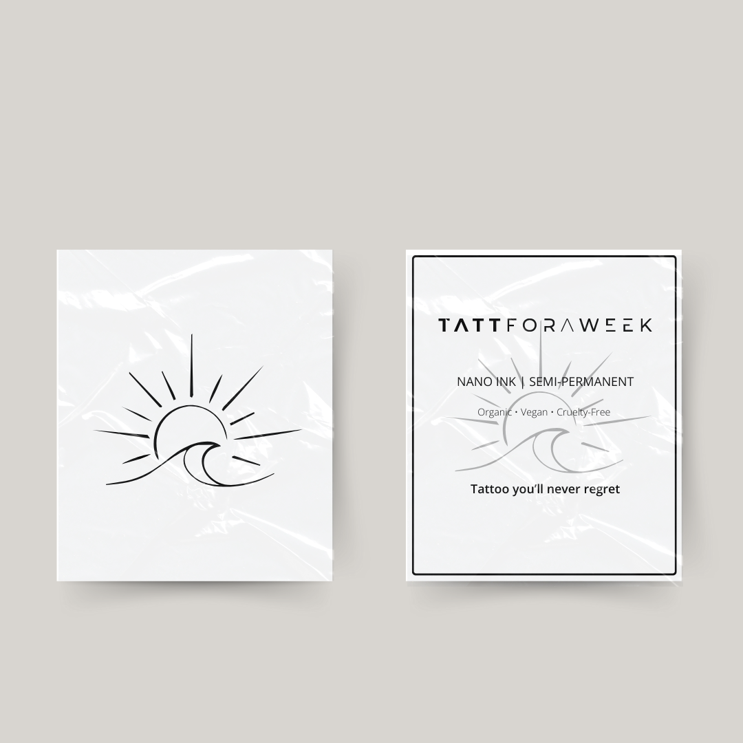 Midlertidig tatovering strand