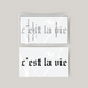 Midlertidig tatovering c'est la vie