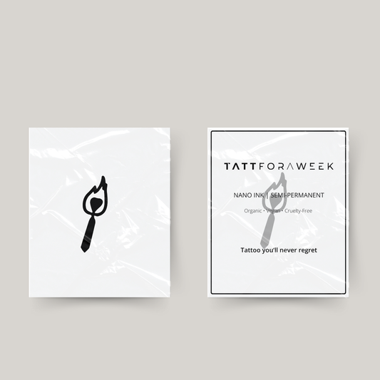 Midlertidig tatovering fire love