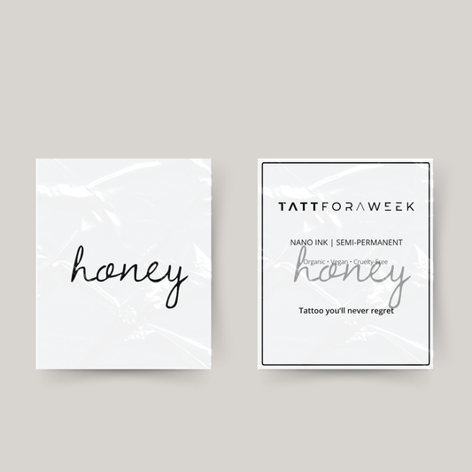 Midlertidig tatovering honning
