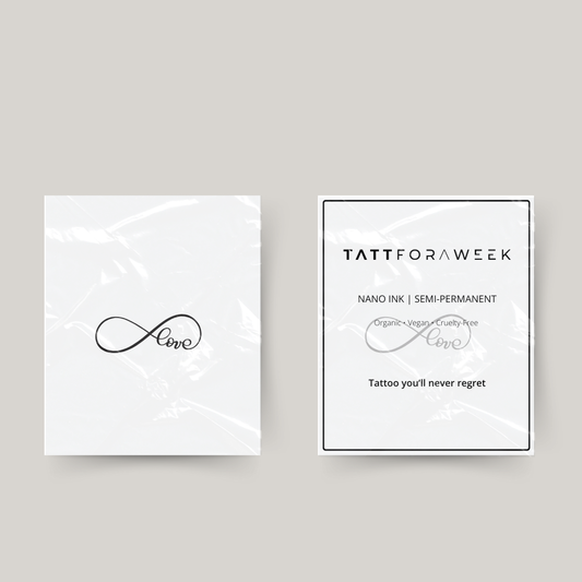 Midlertidig tatovering uendelig kærlighed