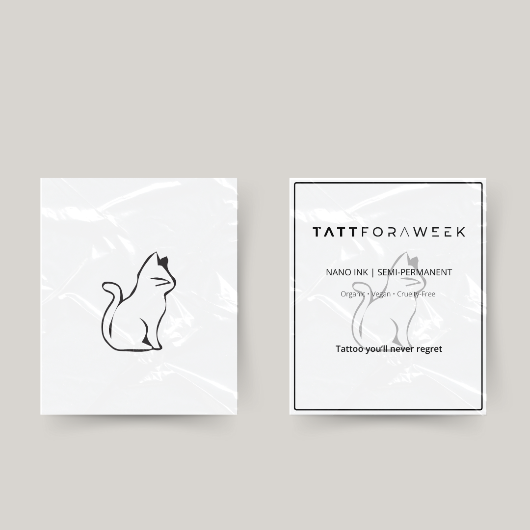 Midlertidig tatovering kat