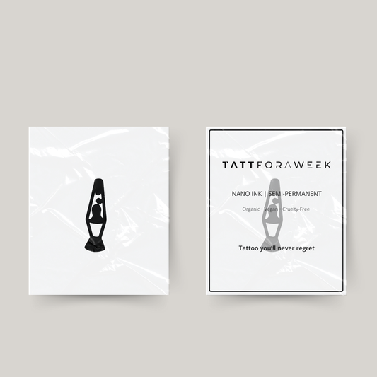 Midlertidig tatovering lavalampe