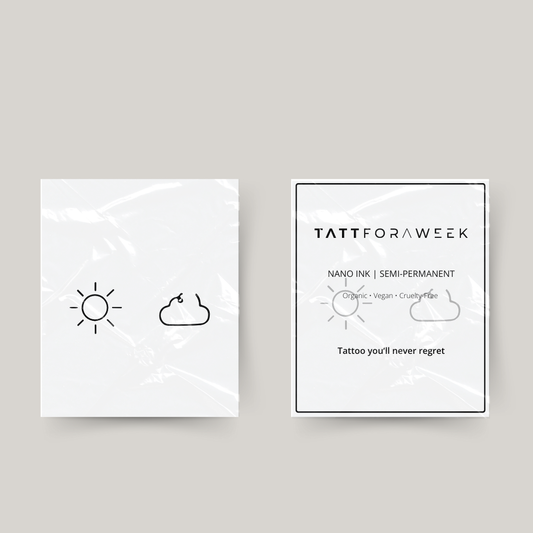 Midlertidig matchende tatovering sol & sky
