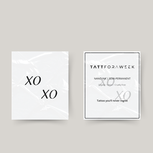 Midlertidig matchende tatovering xo xo