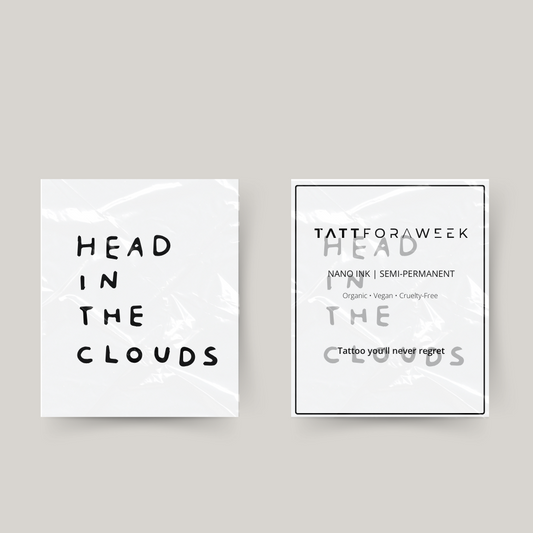 Midlertidig tatoveringshoved i skyerne