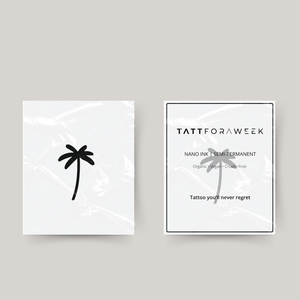 Midlertidig tatovering palme