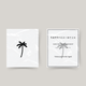 Midlertidig tatovering palme