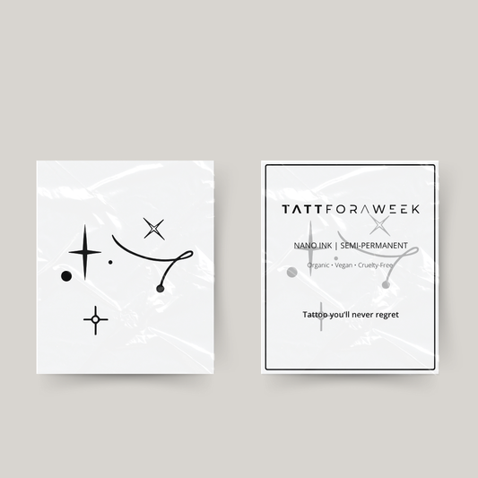 Midlertidig tatovering Skytten stjerner