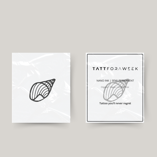 Midlertidig tatovering musling