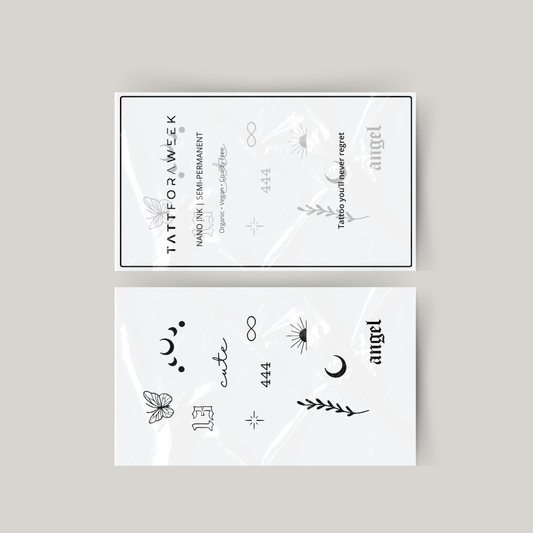 Midlertidig tatoveringspakke engel