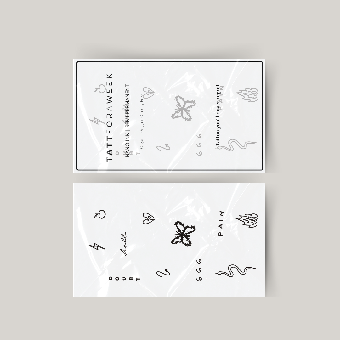 Midlertidig tatoveringspakke helvede