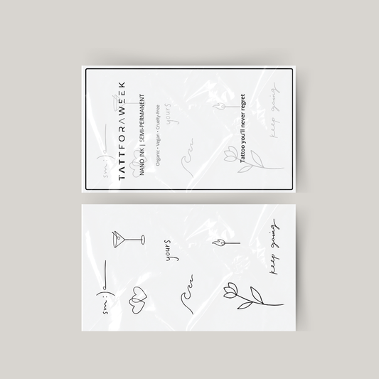 Midlertidig tatoveringspakke keep going