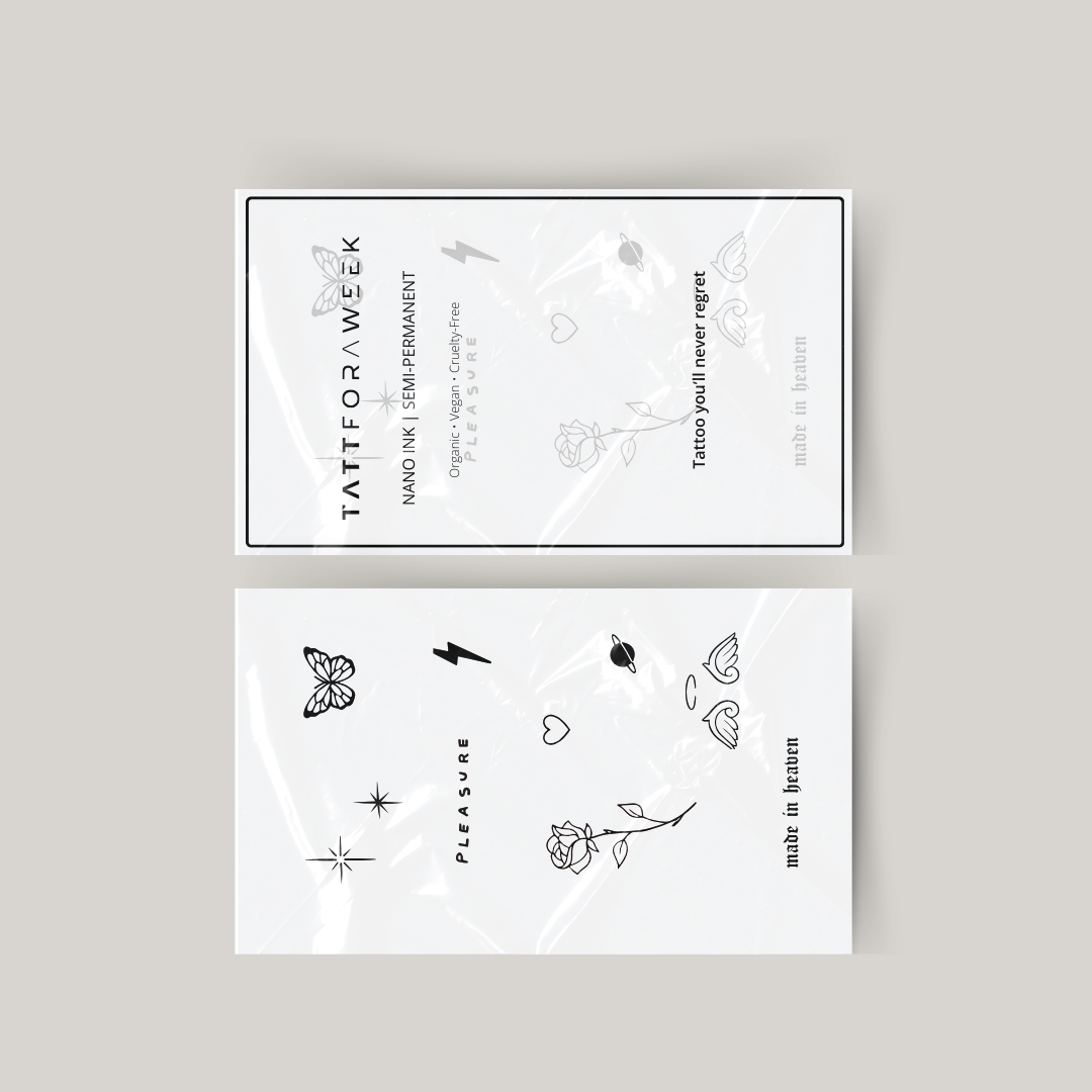 Midlertidig tatoveringspakke fornøjelse