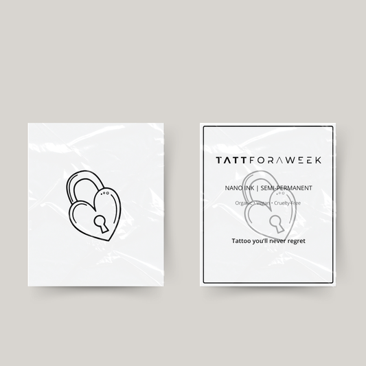 Midlertidig tatovering lås kærlighed