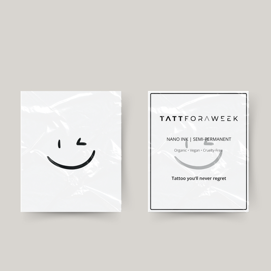 Midlertidig tatovering smiley blink