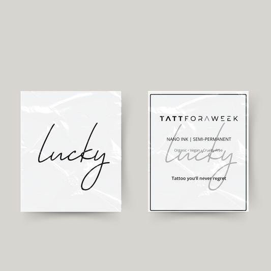 Midlertidig tatovering heldig