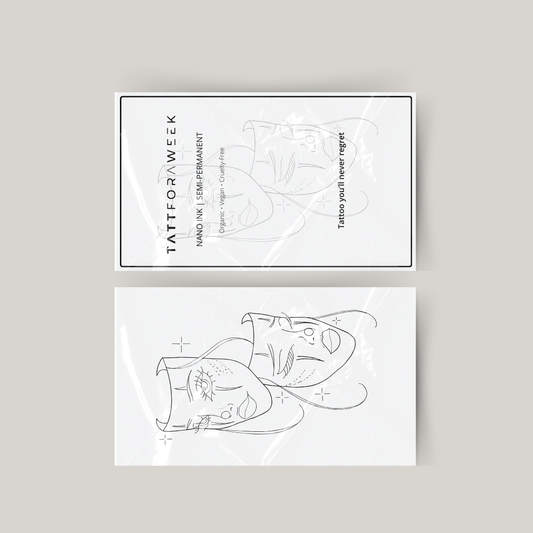 Midlertidig tatovering to ansigter