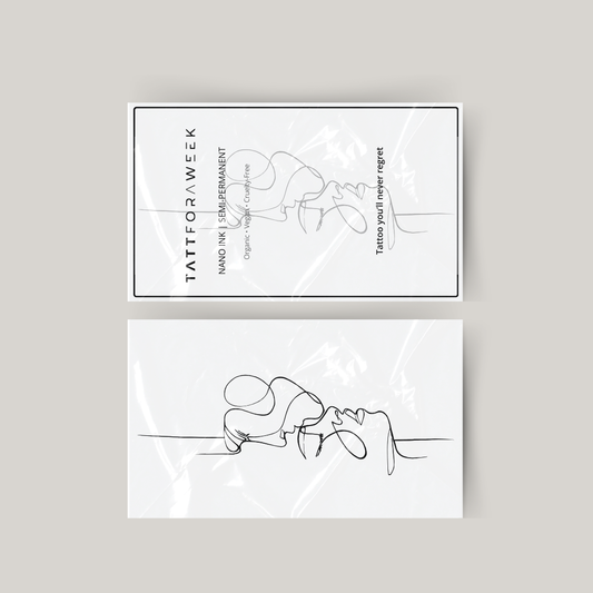 Midlertidig tatovering pande kys