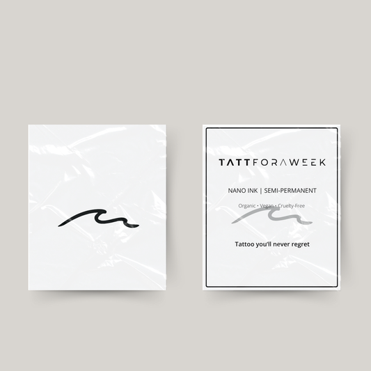 Midlertidig tatovering bølge