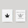 Midlertidig tatovering af cannabisplante