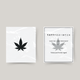 Midlertidig tatovering af cannabisplante
