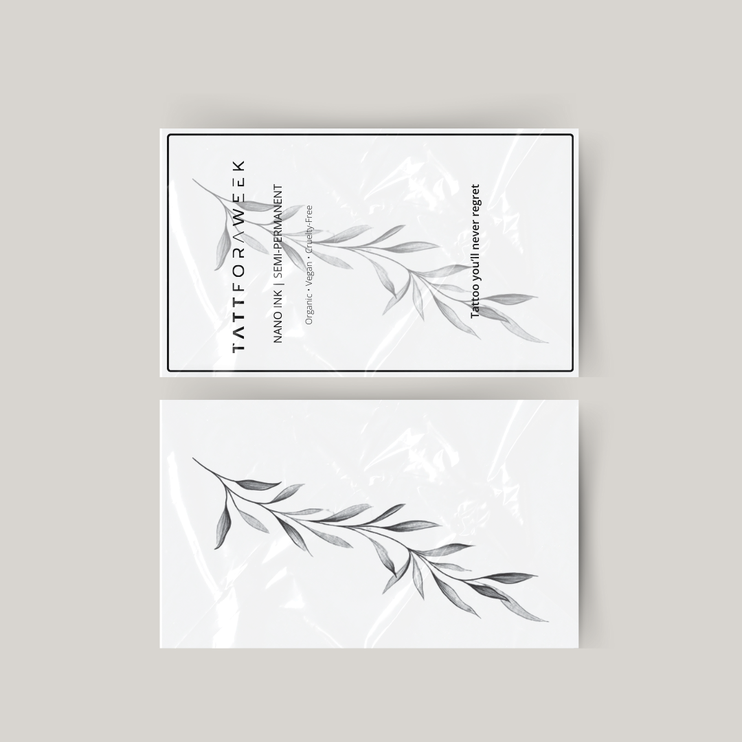 Midlertidig tatovering stor plante