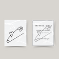 Midlertidig tatovering papirclips